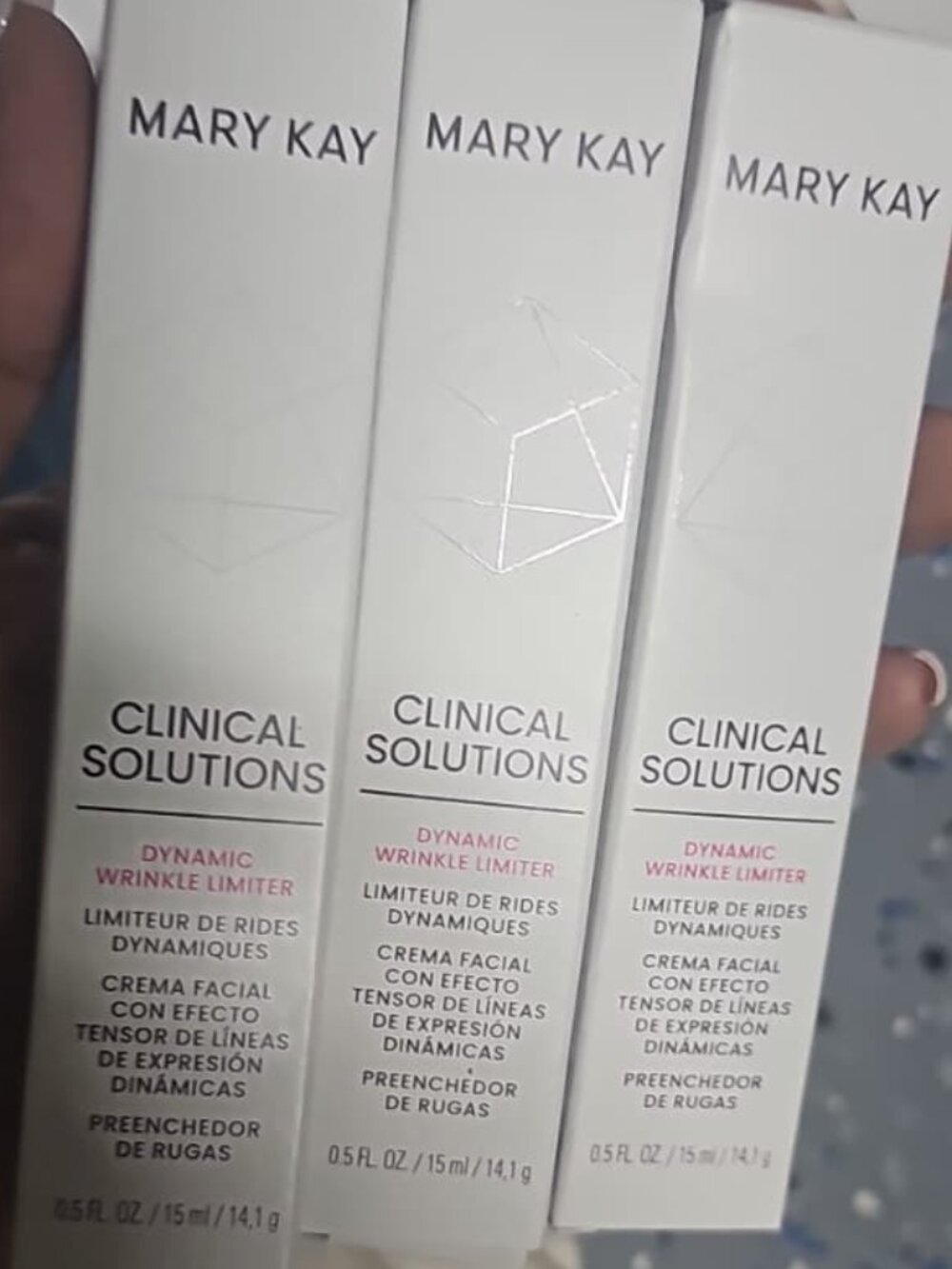 NEW Lot of 3 Mary Kay Clinical Solutions Dynamic Wrinkle Limiter 0.5 oz / 15 ml
